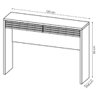 Aparador Decorativo Sala De Estar Ap2309 Mdp Natural G69 - Gr