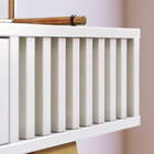 Aparador Decorativo Sala De Estar Delta C04 Freijó Off White