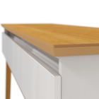 Aparador Decorativo Serena Off White/nature G29 - Gran Belo