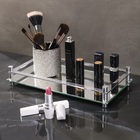 Aparador Decorativo Suporte De Vidro Espelhado 45cm - Forma