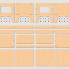Aparador Desmontável Caetés Curupixa