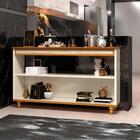 Aparador Doha Com Pés Madeira Maciça 136cm