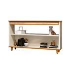 Aparador Doha Com Pés Madeira Maciça 136cm