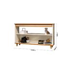 Aparador Doha Com Pés Madeira Maciça 136cm