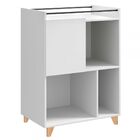 Aparador Drink 1 Porta Branco Tx - Bentec