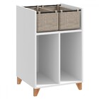 Aparador Drink 2 Cestos Branco Tx - Be Mobiliário