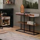 Aparador E Adega Estilo Industrial Class Demoliçao Preto Mila