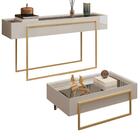 Aparador E Mesa Centro Kika Pes Metal Kika Dj Moveis