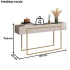 Aparador E Mesa Centro Kika Pes Metal Kika Dj Moveis