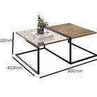 Aparador E Mesa De Centro Estilo Industrial Class Demoliçao P