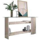 Aparador E Mesa De Centro Frizz Com Tampo De Vidro - Madetec