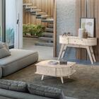 Aparador E Mesa De Centro Para Sala Estind Mdt