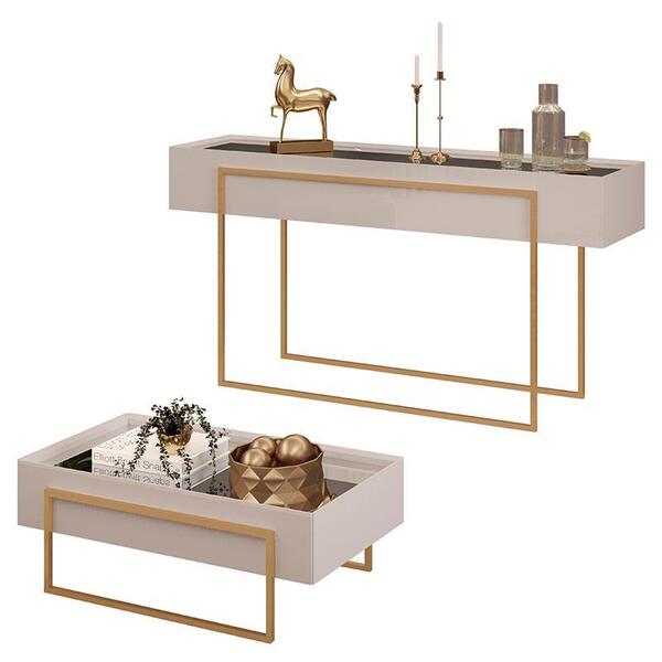 Aparador E Mesa De Centro Pilar Bali – Dj Móveis