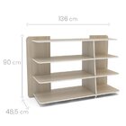 Aparador Eco Friendly Pietra  Legno Salinas/borda Branca