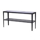 Aparador Em Aço 1 Prateleira Rio  Cimento Queimado