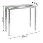 Aparador Em Aço 94 Cm X 90 Cm X 35 Cm Cromado