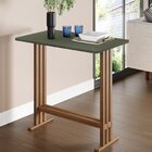 Aparador Em Eucalipto 100x60cm Trevo Pinhão/verde