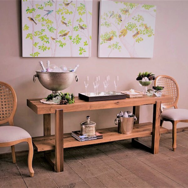 Aparador Em Madeira Maciça 160cm Lisie Marrom