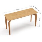 Aparador Em Madeira Maciça New Columbia 140cm Castanho