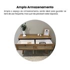 Aparador Em Mdf 2 Gavetas 110cm Palha Carvalho