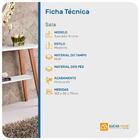 Aparador Envira Off White E Amêndoa