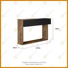 Aparador Envira Preto E Amêndoa