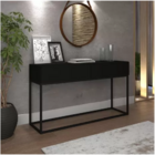 Aparador Eros Pés Em Metal Preto Moderno Estilo Industrial