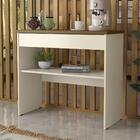 Aparador Escrivaninha Nancy Off White Freijó Com Gaveta