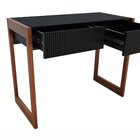 Aparador/escrivaninha Ondas 2 Gavetas Preto