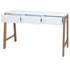 Aparador Escrivaninha Paris Em Madeira Maciça E Mdf Natural/b