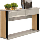 Aparador Espelhado 02 Gavetas Amber Com Espelho Adnet 54cm Pr