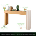 Aparador Espelhado Palladio Freijó / Off White - Casaepoltrona