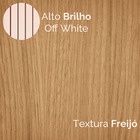 Aparador Espelhado Palladio Freijó / Off White - Casaepoltrona