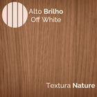 Aparador Espelhado Palladio Nature / Off White - Casaepoltrona