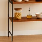 Aparador Estante Multiuso Para Cozinha 2 Prateleiras Londres