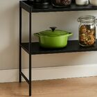 Aparador Estante Multiuso Para Cozinha 2 Prateleiras Londres