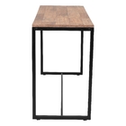 Aparador Estante Para Quarto Estilo Industrial Preto Fosco