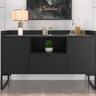 Aparador Estilo Industrial Moderno Buffet 3 Portas