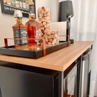 Aparador Estilo Industrial Para Adega E Cervejeira Freijó / P