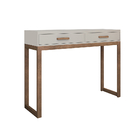 Aparador Estilo Industrial Topázio 2 Gavetas Base Madeira Mac