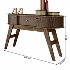 Aparador Estoril 2 Portas 1 Gaveta Imperial/sepia - Madetec