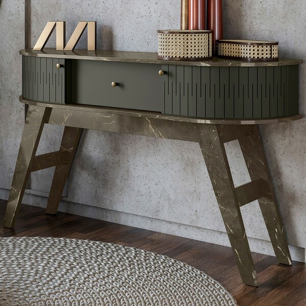 Aparador Estoril 2 Portas 1 Gaveta Jade/oliva - Madetec