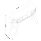 Aparador Estoril 2 Portas E 1 Gaveta - Madetec