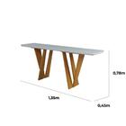 Aparador Eva Tampo Em Laca Off White E Mel