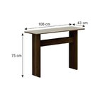 Aparador Florença Leifer Móveis Brauna/preto