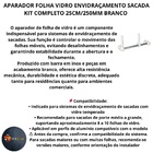 Aparador Folha Vidro Envidracamento Sacada Kit Completo 25cm/