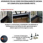Aparador Folha Vidro Envidracamento Sacada Kit Completo 35cm/