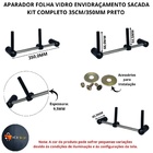 Aparador Folha Vidro Envidracamento Sacada Kit Completo 35cm/