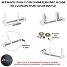 Aparador Folha Vidro Envidracamento Sacada Kit Completo 40cm/