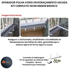 Aparador Folha Vidro Envidracamento Sacada Kit Completo 40cm/